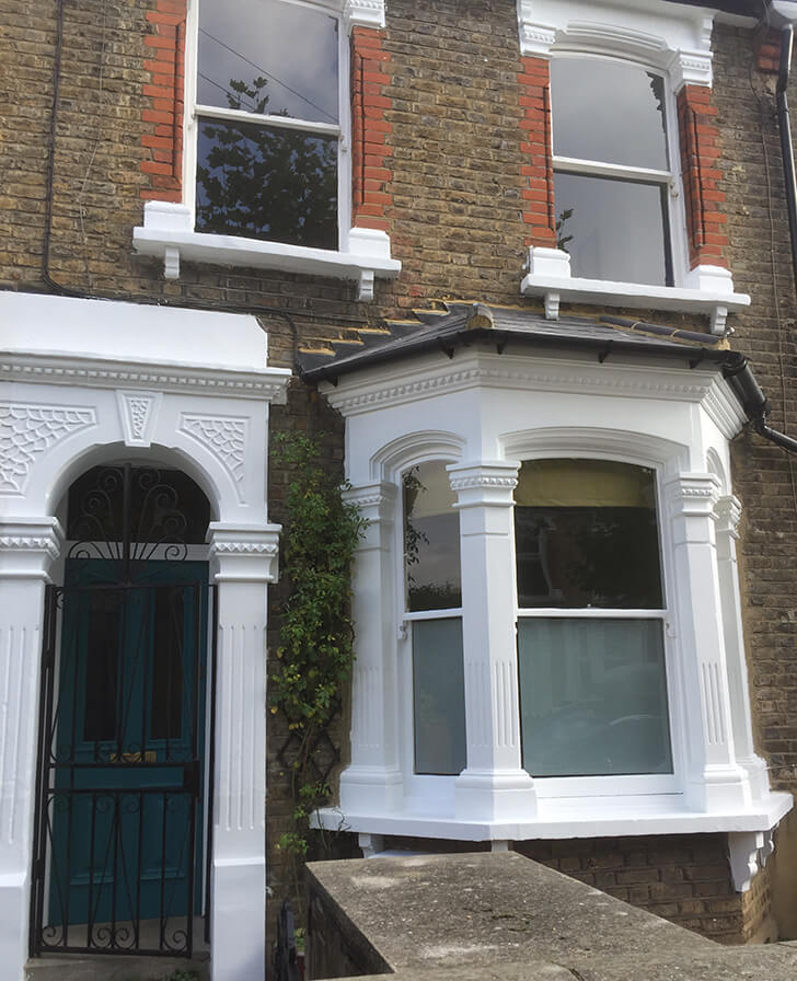 Front house painting in Bethnal Green