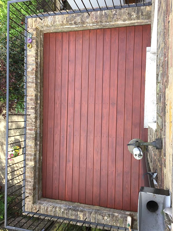 Decking after painting